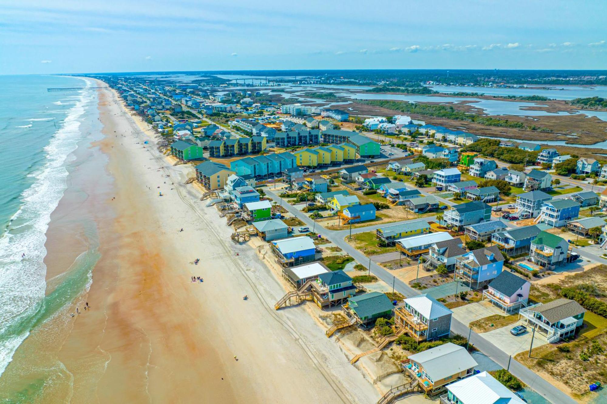 Topsail Dunes North Topsail Beach Bagian luar foto